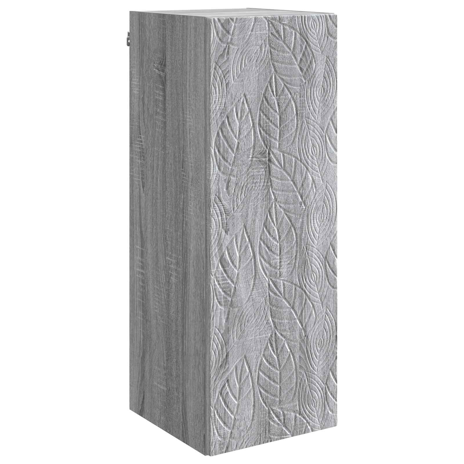 Prie sienos montuojama spinta Pilka Sonoma 33 x 34,5 x 90 cm
