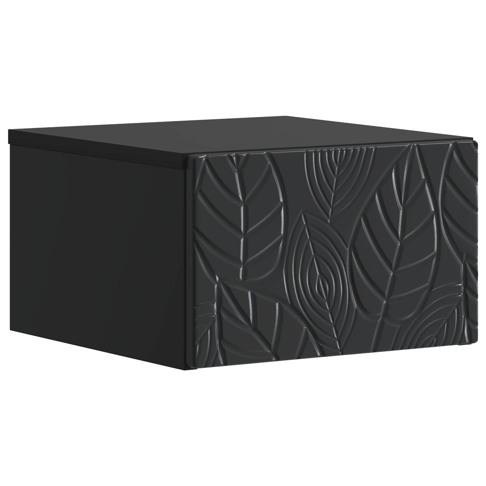 Sieninis šoninis staliukas 2 pcs Juoda 34,5 x 33 x 20 cm