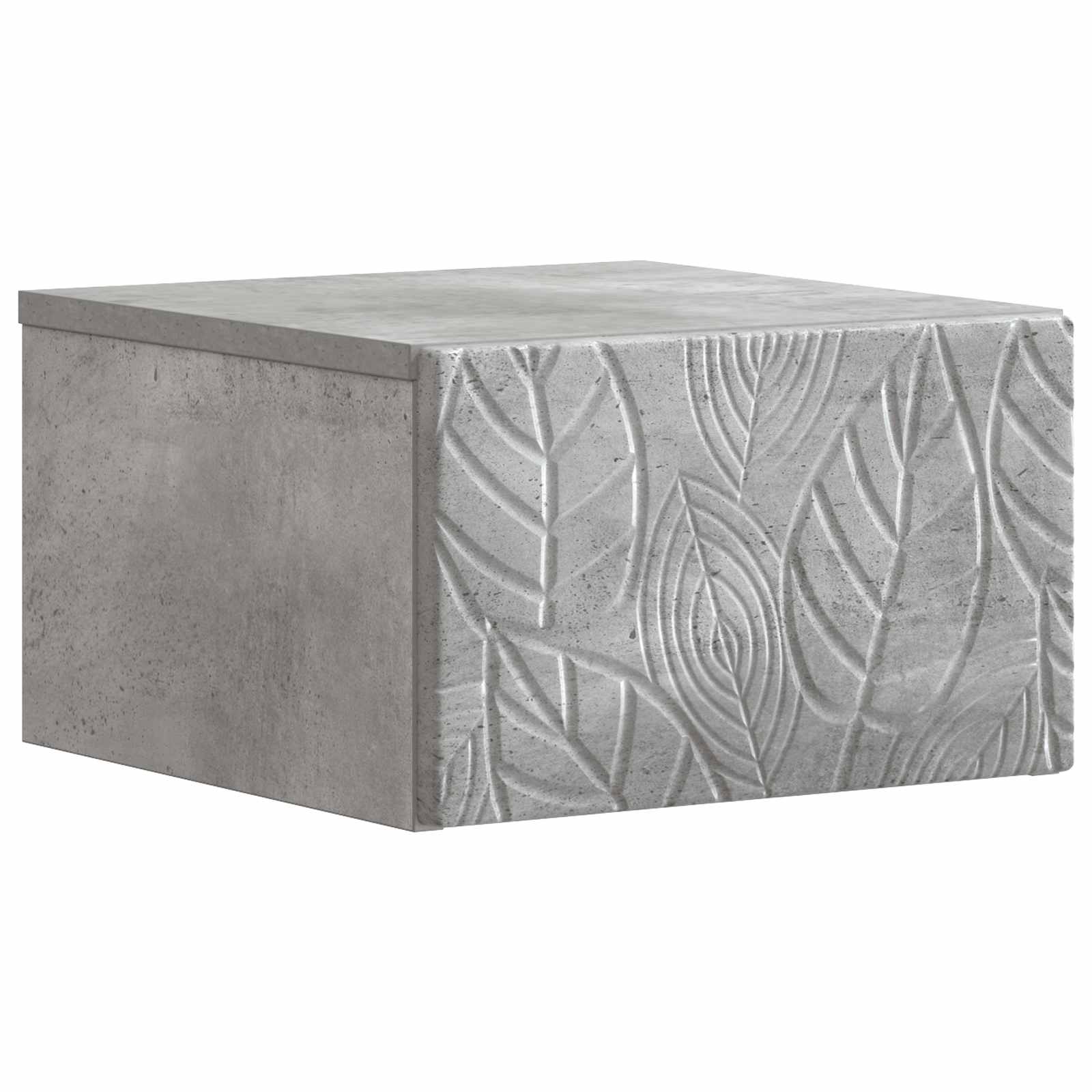 Sieninis šoninis staliukas 2 pcs Betono pilka 34,5 x 33 x 20 cm