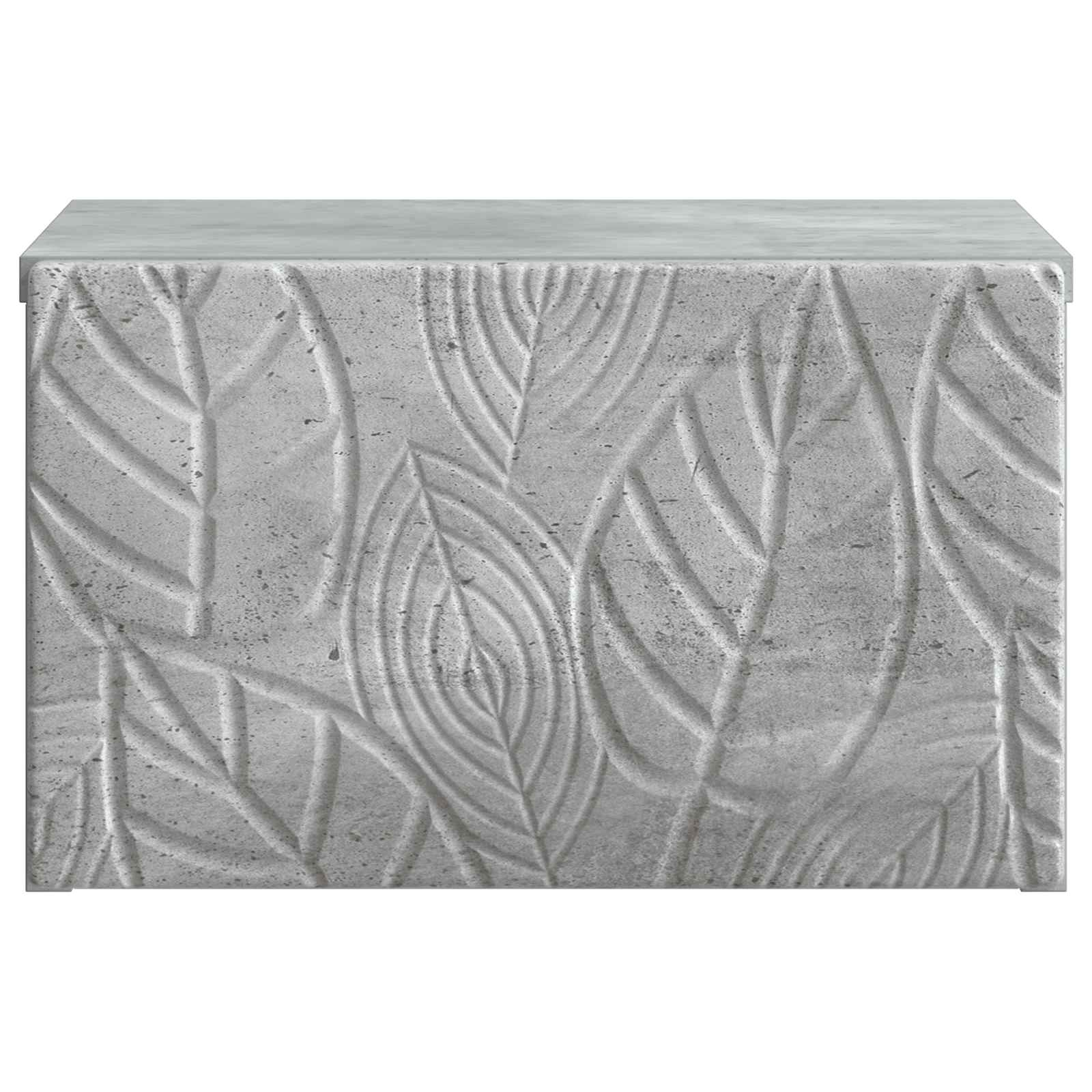 Sieninis šoninis staliukas 2 pcs Betono pilka 34,5 x 33 x 20 cm