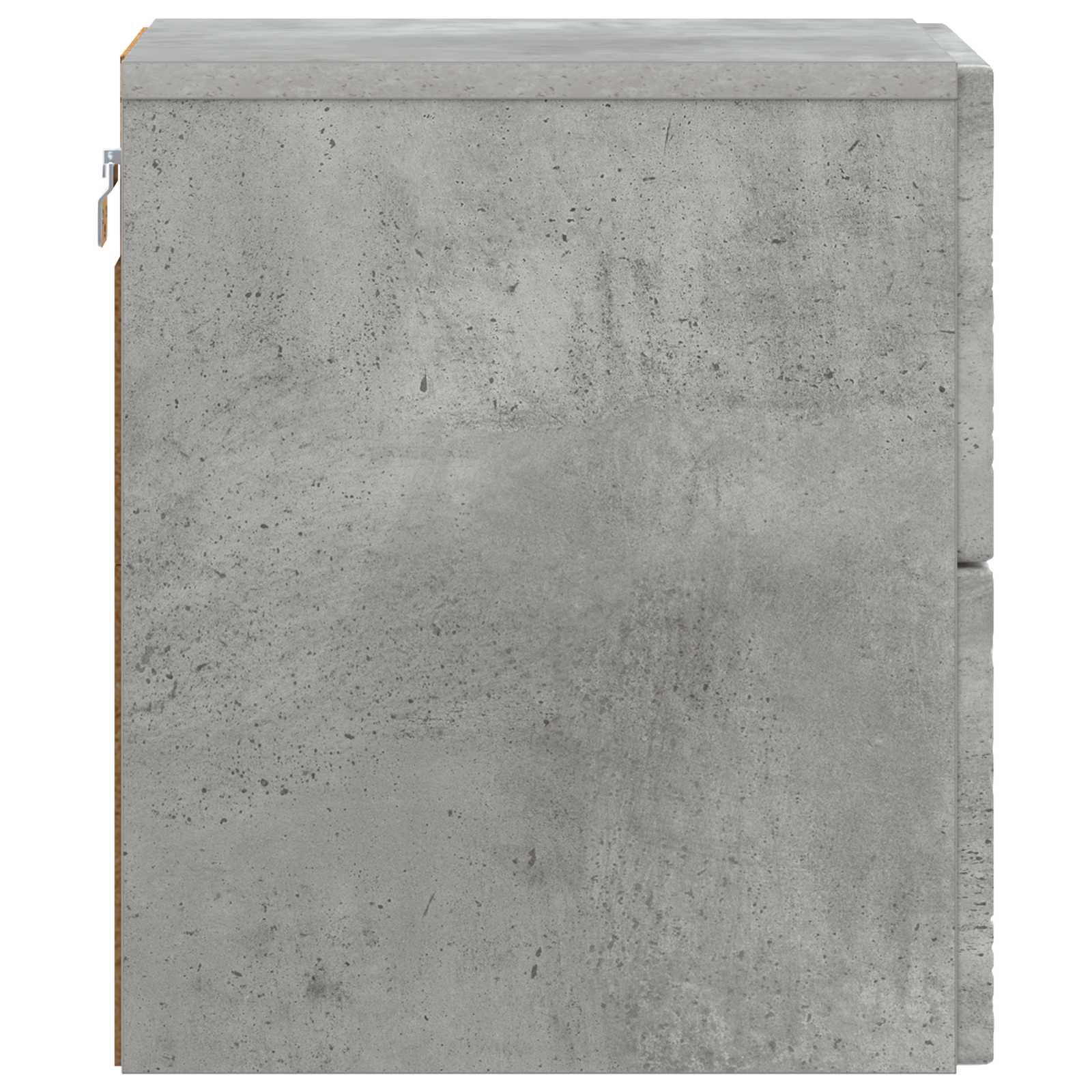 Sieninis naktinis staliukas Betono pilka 34,5 x 33 x 40 cm