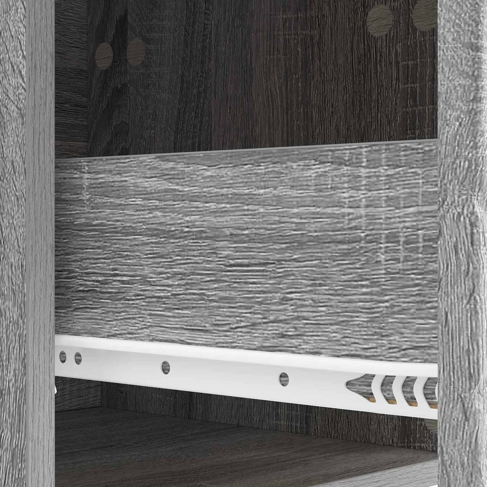 Sieninis šoninis staliukas Pilka Sonoma 59 x 34,5 x 17 cm