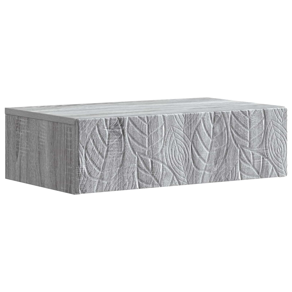 Sieninis šoninis staliukas Pilka Sonoma 59 x 34,5 x 17 cm