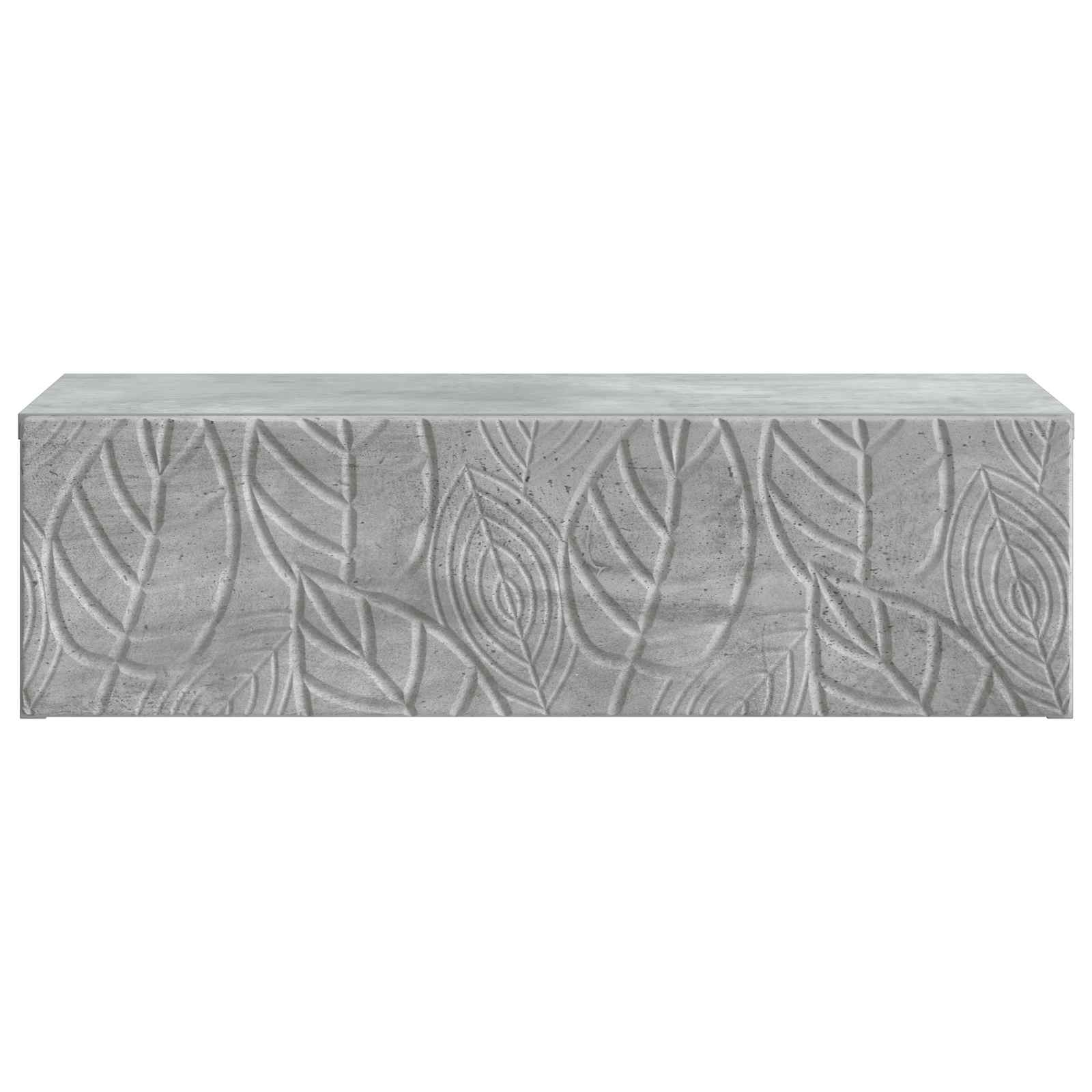 Sieninis šoninis staliukas Betono pilka 87,5 x 34,5 x 17 cm