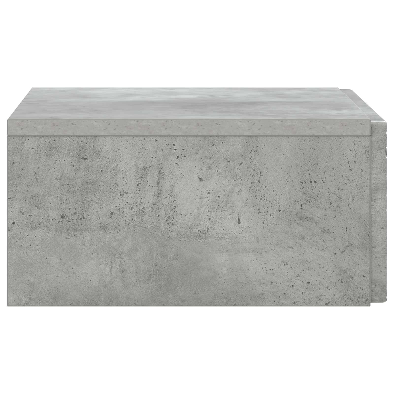 Sieninis šoninis staliukas Betono pilka 87,5 x 34,5 x 17 cm