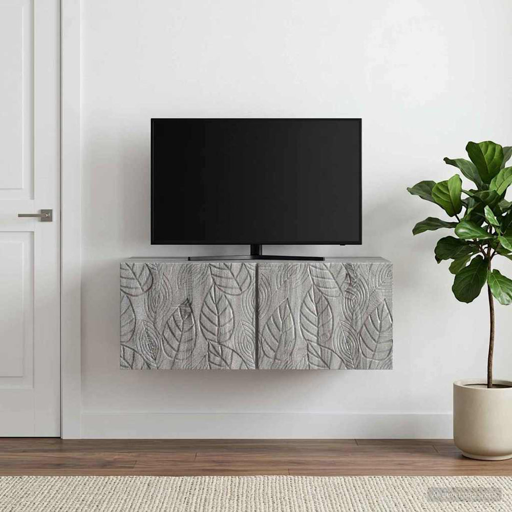 Sieninė TV spintelė 59,5 x 41 x 30 cm Pilka Sonoma