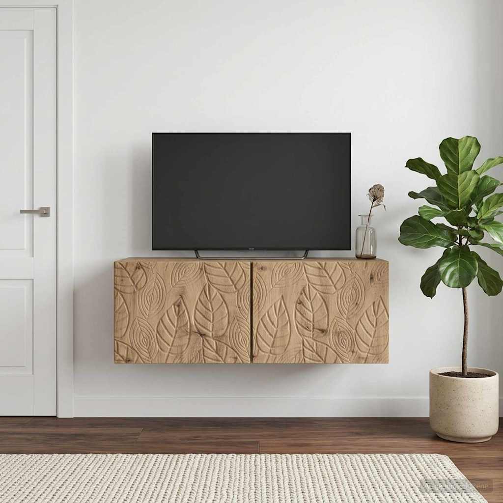 Sieninė TV spintelė 59,5 x 41 x 30 cm Artisano ąžuolo