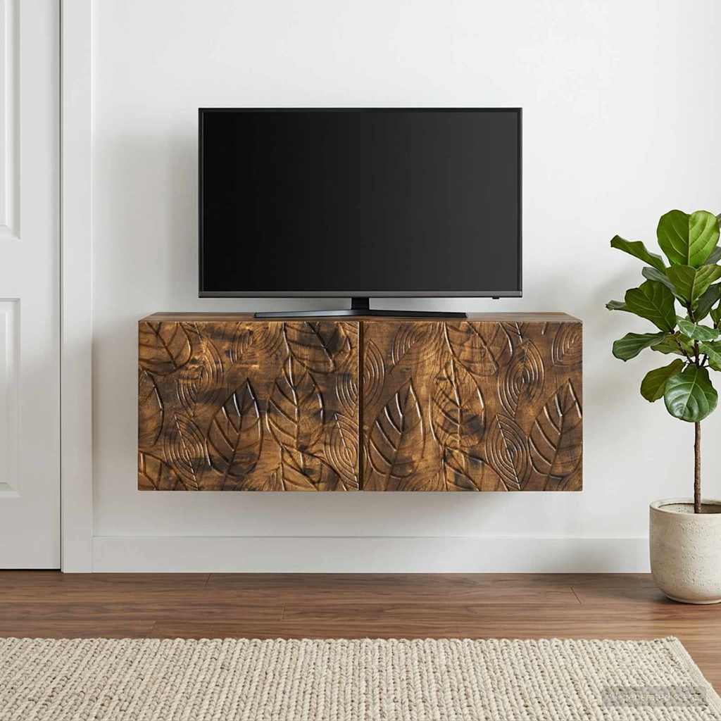 Sieninė TV spintelė 78,5 x 41 x 30 cm Dūminio ąžuolo