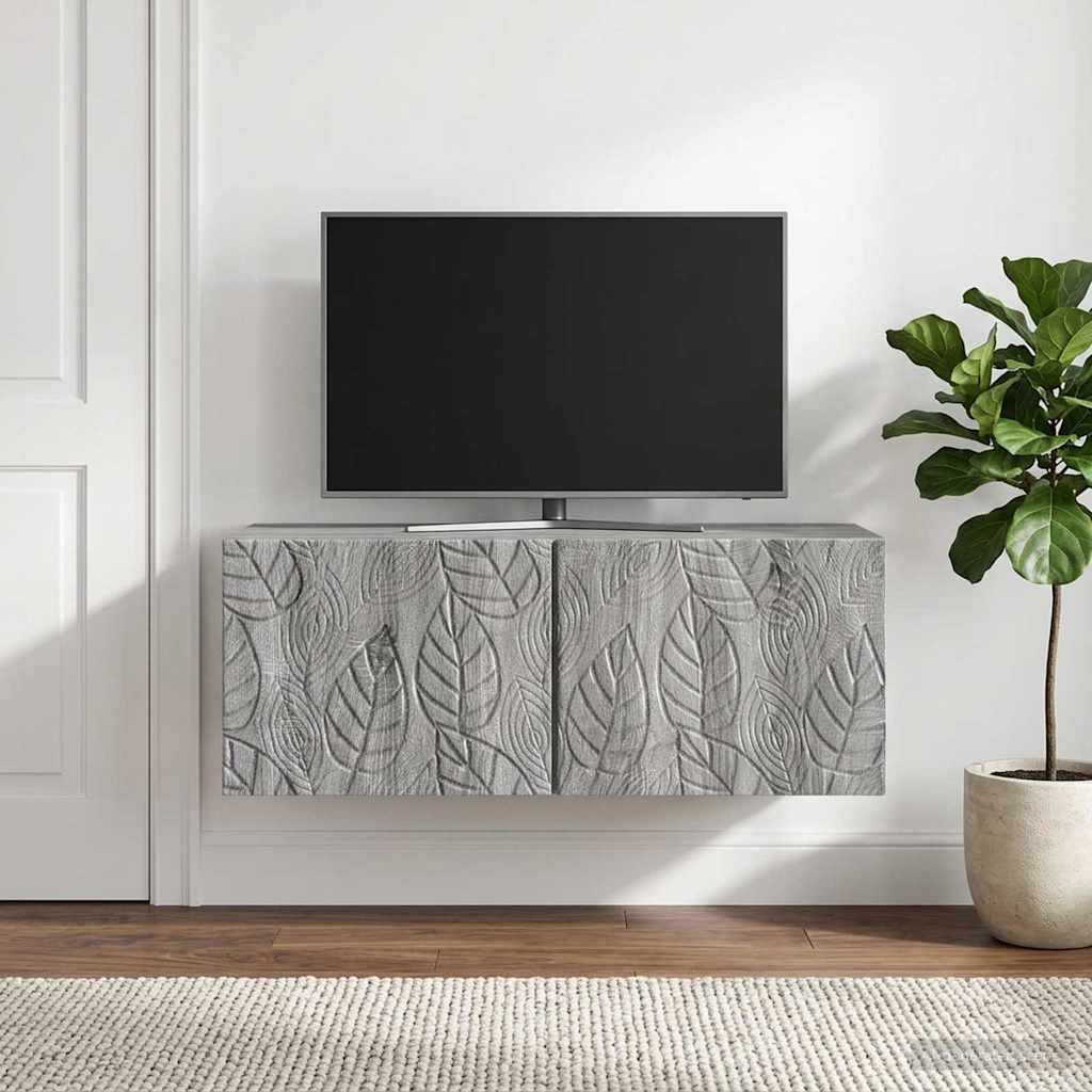 Sieninė TV spintelė 78,5 x 41 x 30 cm Pilka Sonoma