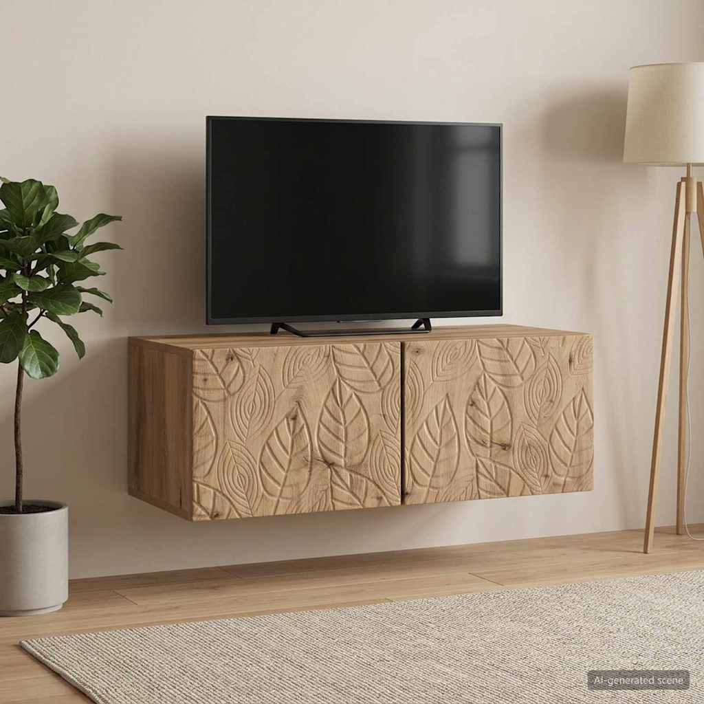 Sieninė TV spintelė 78,5 x 41 x 30 cm Artisano ąžuolo
