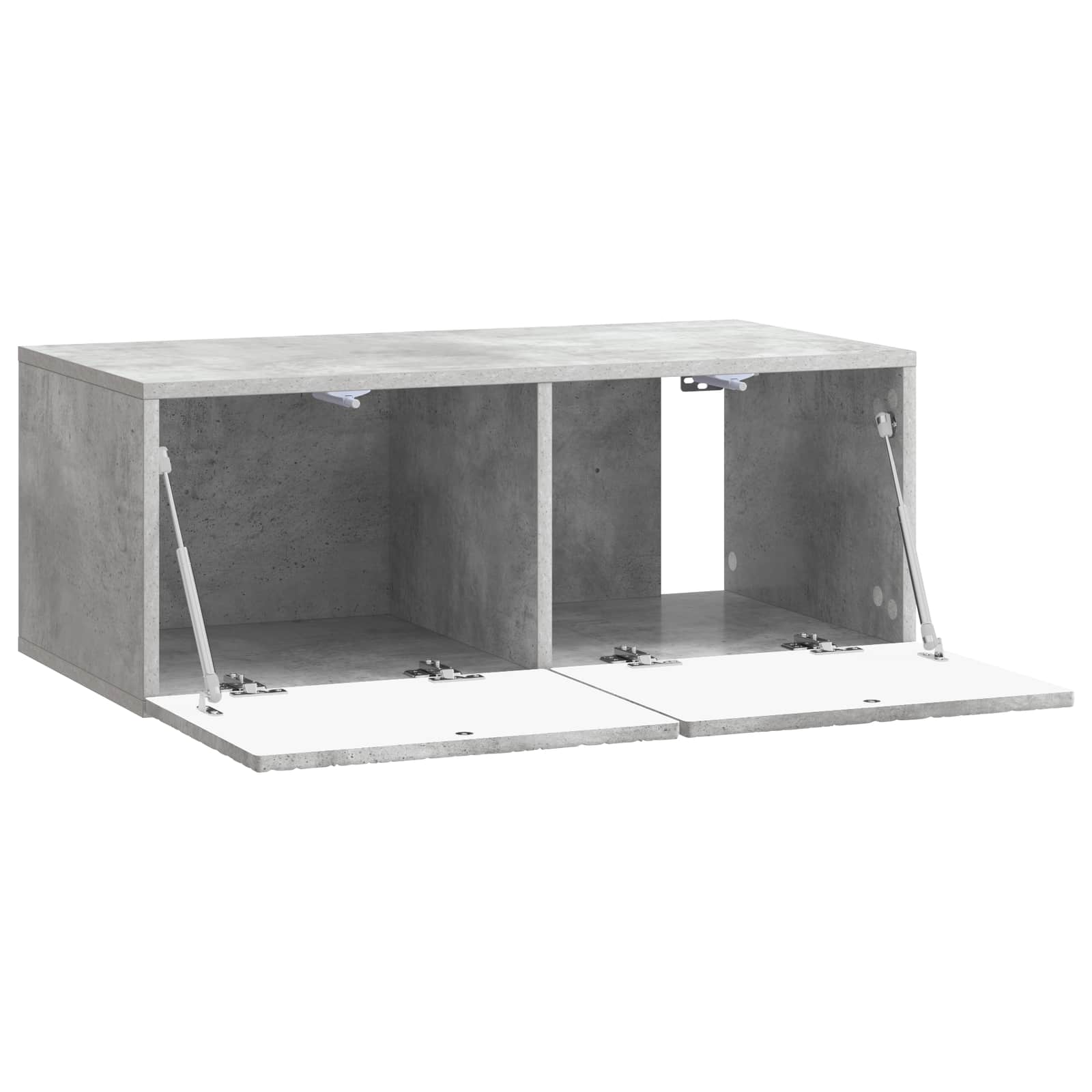 Sieninė TV spintelė 98 x 41 x 30 cm Betono pilka