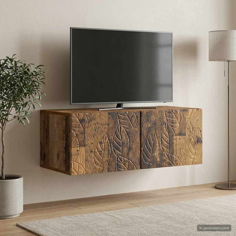Sieninė TV spintelė 98 x 41 x 30 cm Sendintos medienos