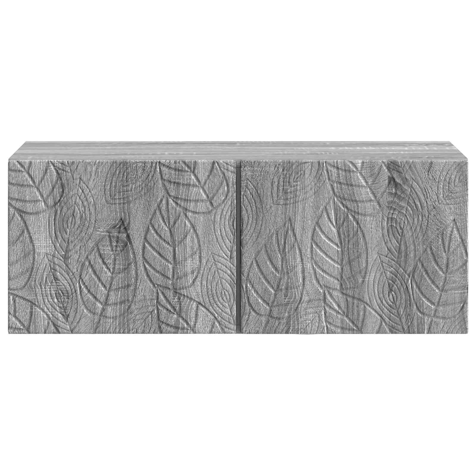 Sieninė TV spintelė 78,5 x 31 cm Pilka Sonoma Apdirbta mediena