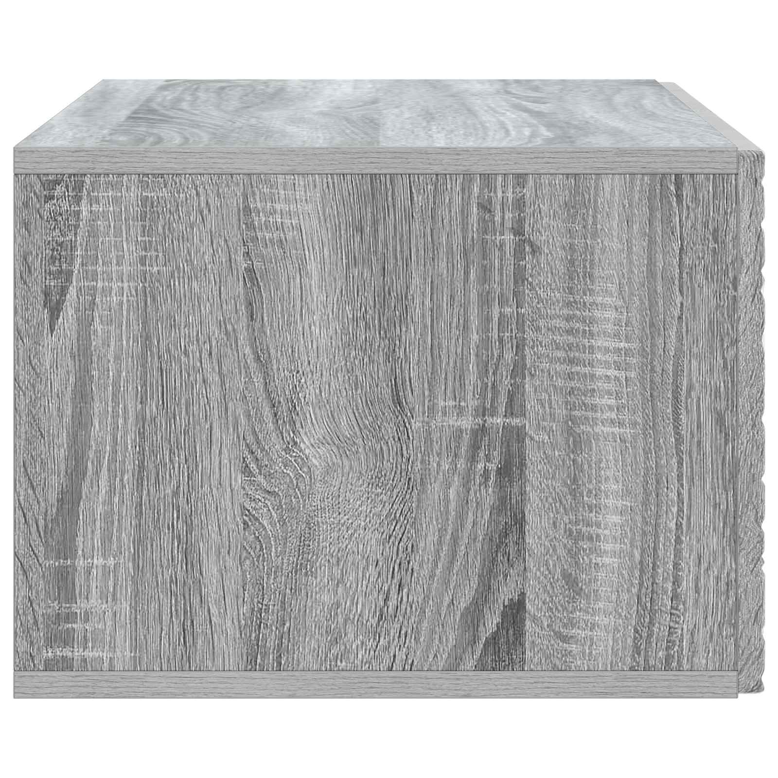Sieninė TV spintelė 78,5 x 31 cm Pilka Sonoma Apdirbta mediena