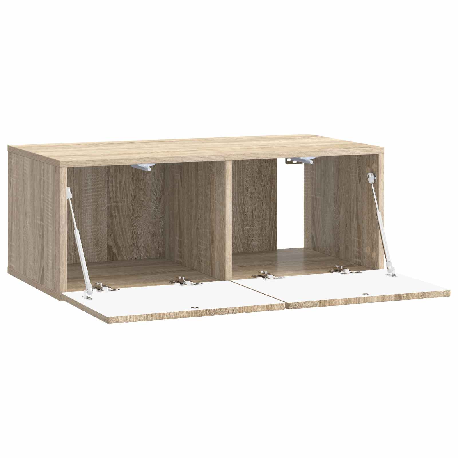 Sieninė TV spintelė 98 x 31 cm Sonoma ąžuolas Apdirbta mediena