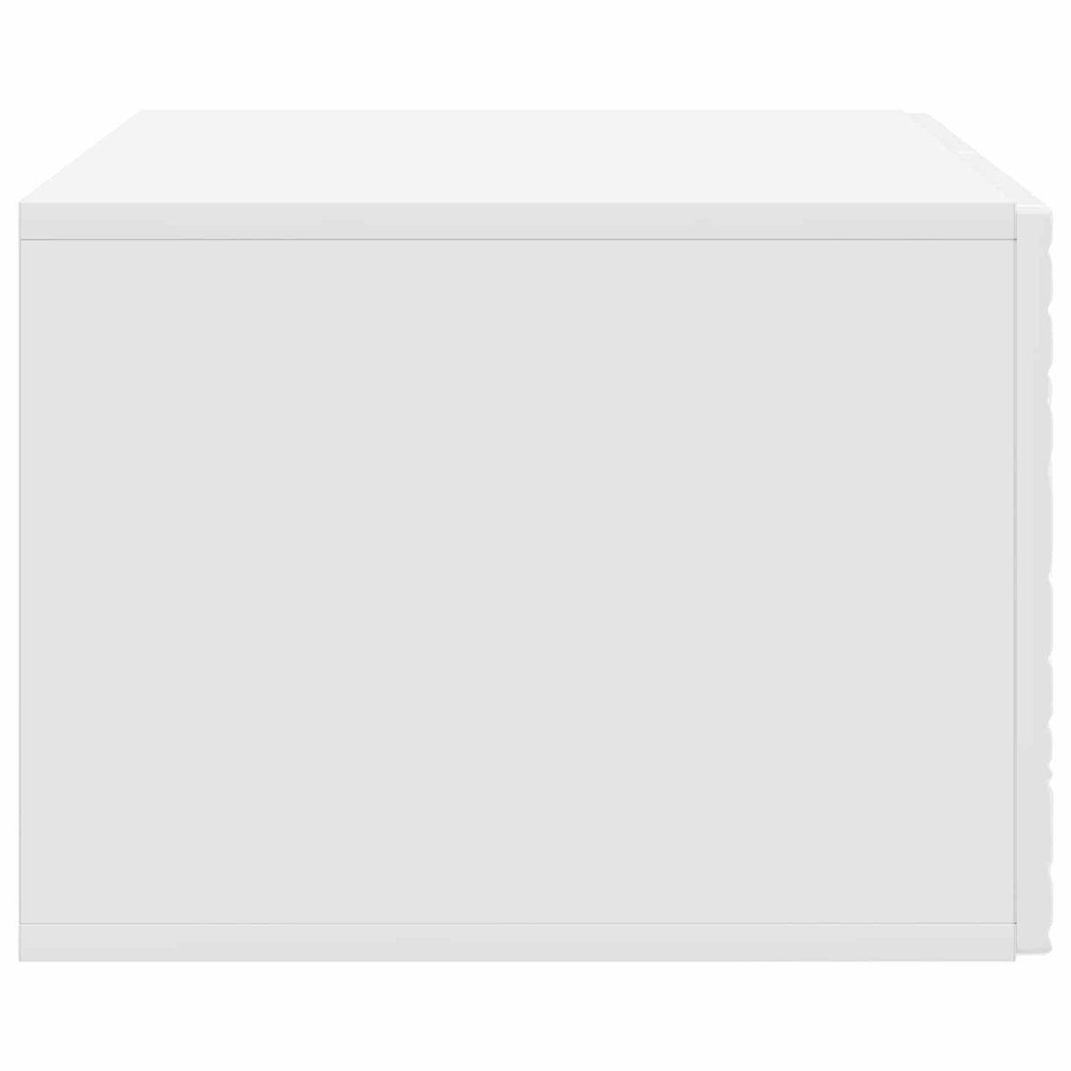 Sieninė TV spintelė 98 x 31 cm Itin blizgi balta