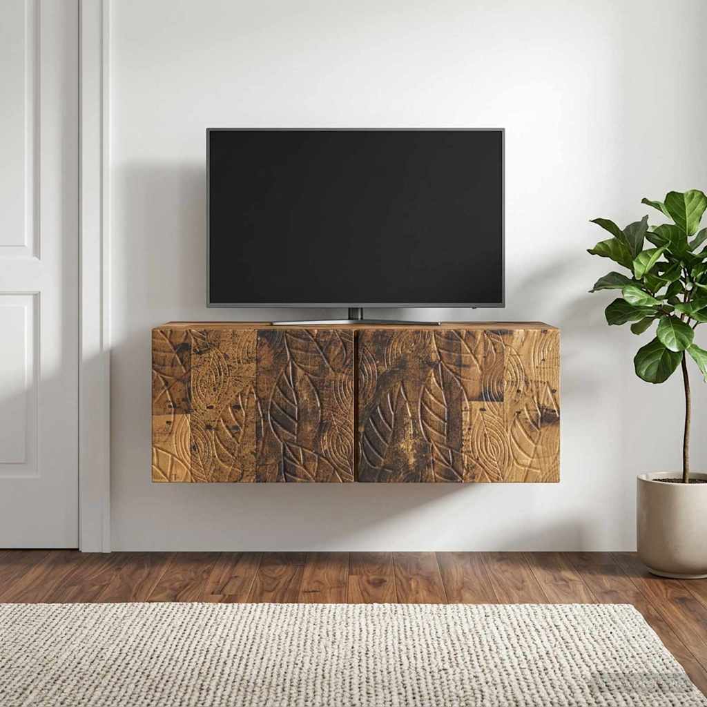 Sieninė TV spintelė 98 x 31 cm Sendintos medienos