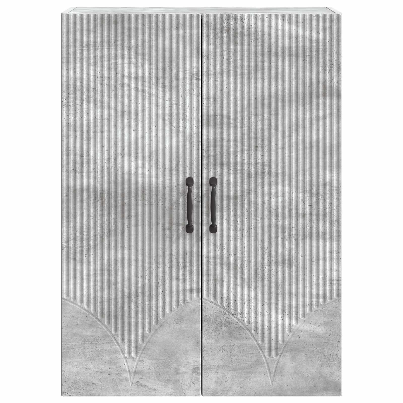 Prie sienos montuojama spinta Betono pilka 66 x 34,5 x 90 cm