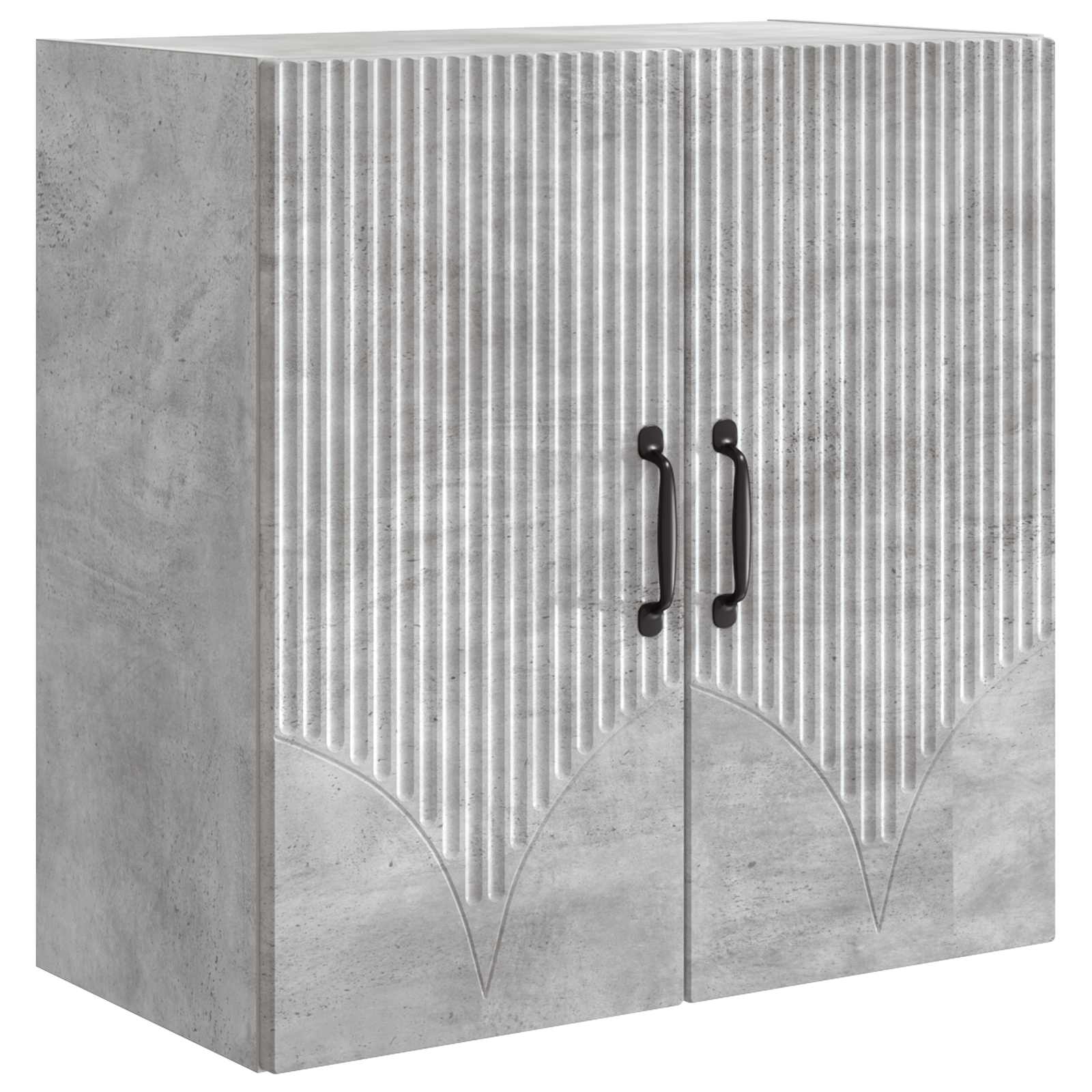 Prie sienos montuojama spinta Betono pilka 59 x 31 x 60 cm