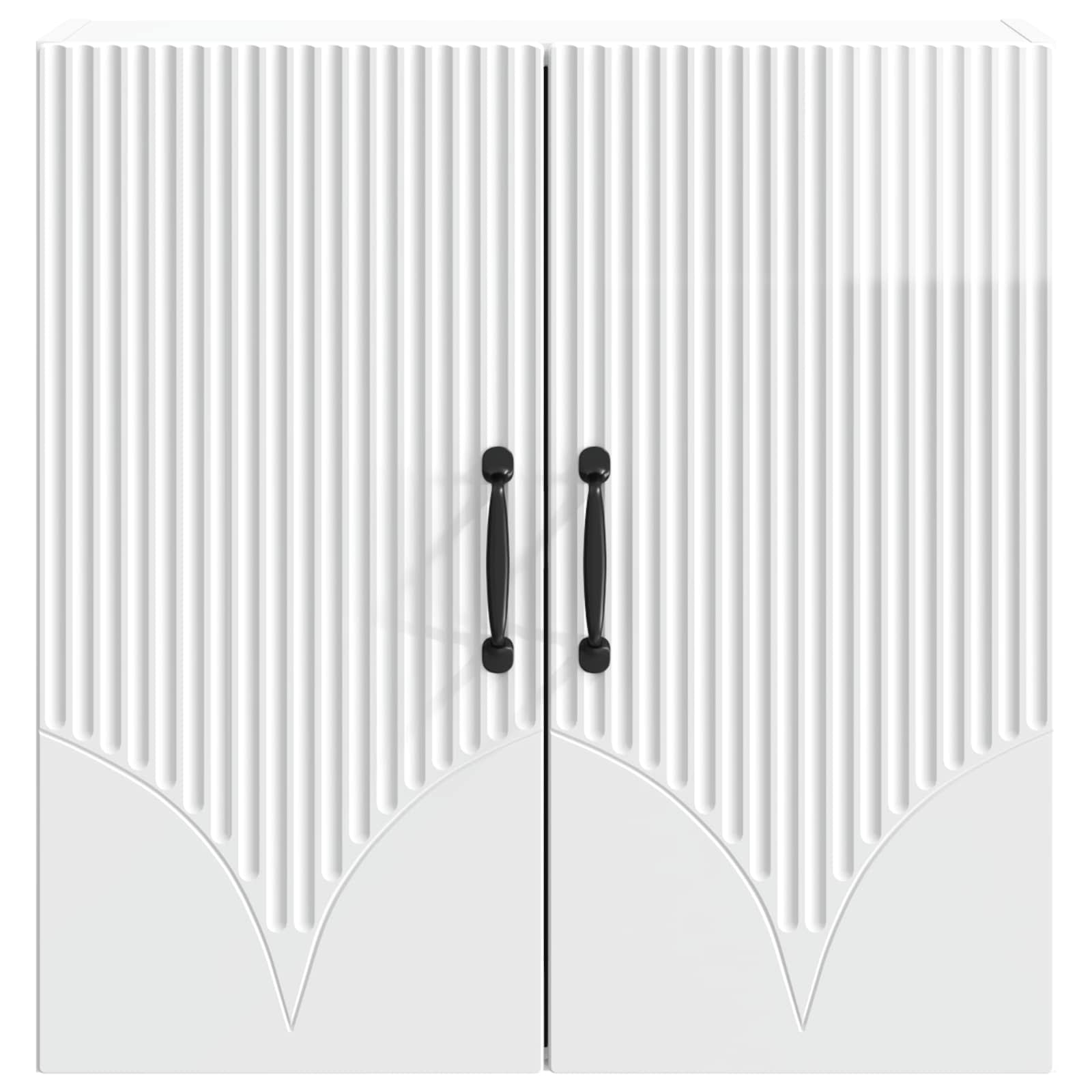 Prie sienos montuojama spinta Itin blizgi balta 59 x 31 x 60 cm
