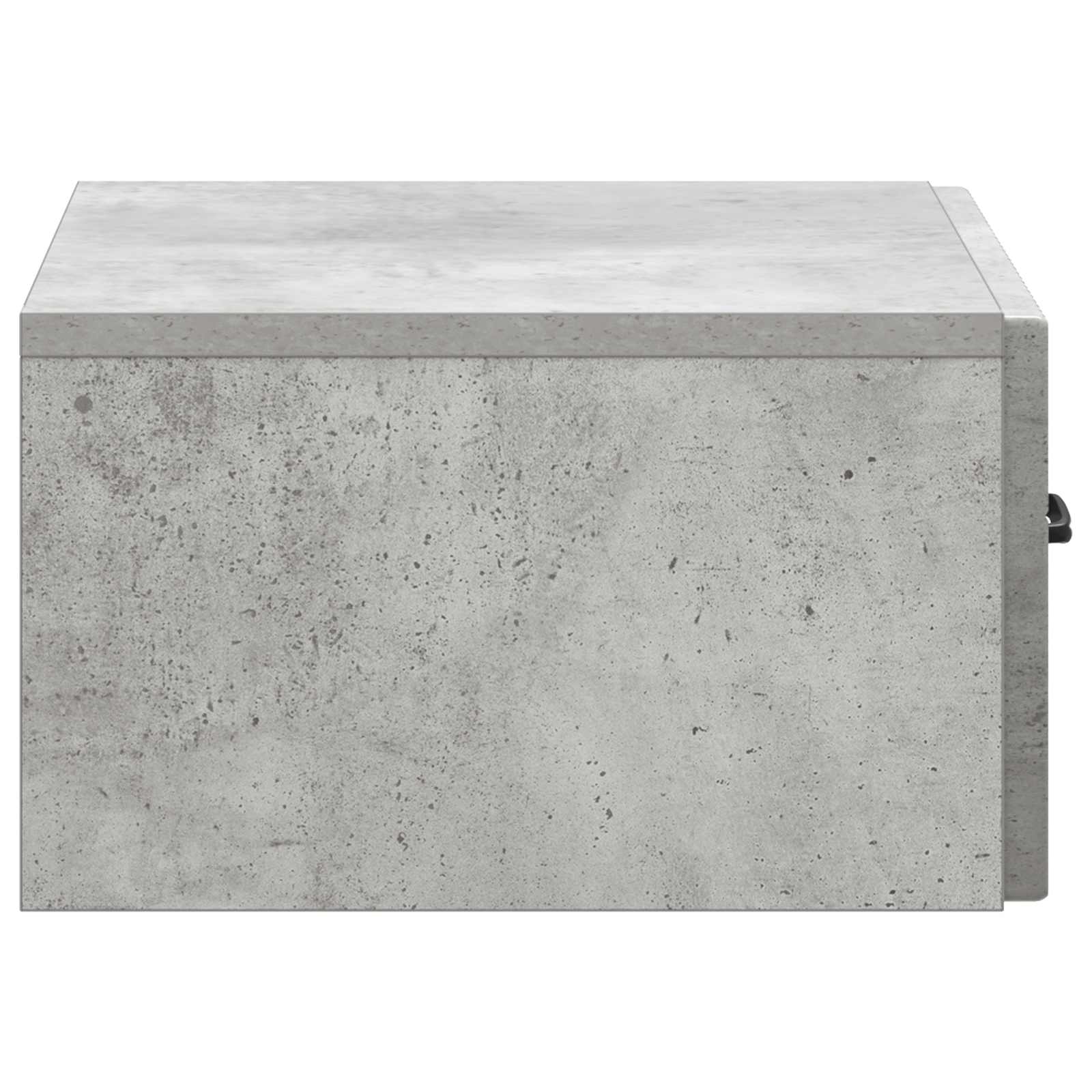 Sieninis naktinis staliukas Betono pilka 49 x 34,5 x 20 cm