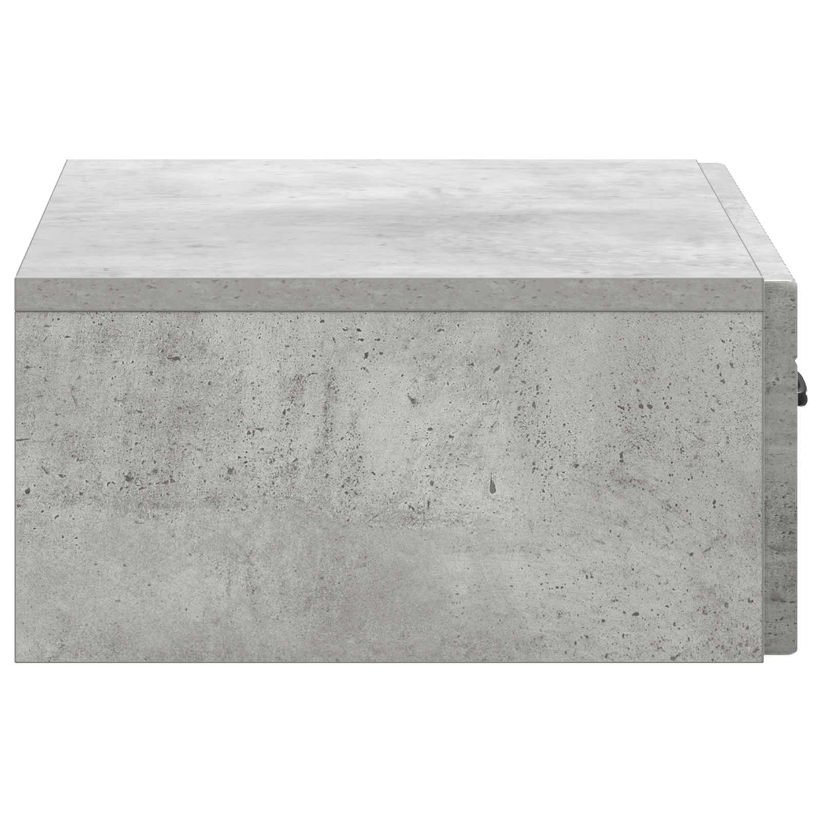 Sieninis šoninis staliukas Betono pilka 59 x 34,5 x 17 cm