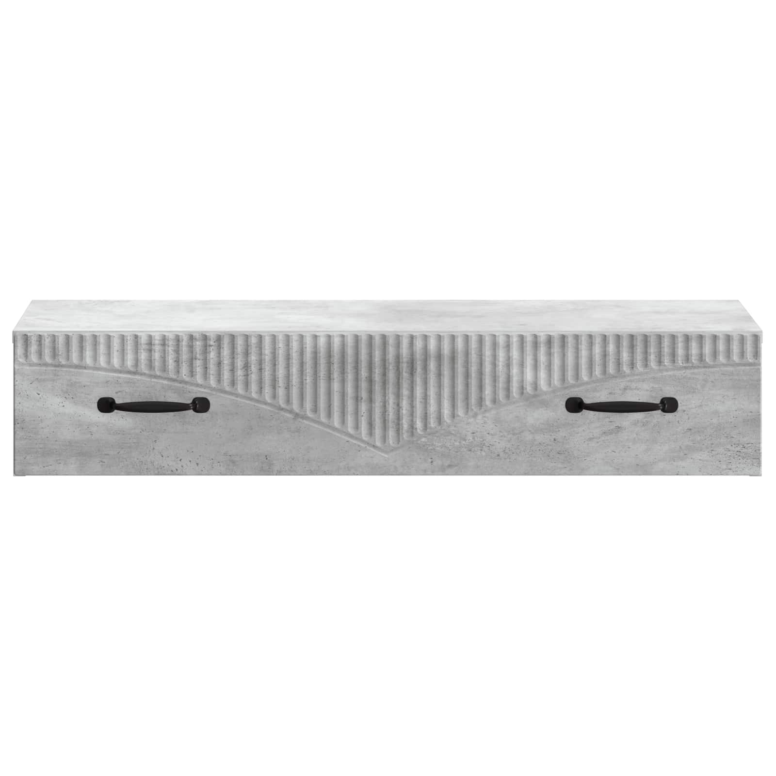 Sieninis šoninis staliukas Betono pilka 87,5 x 34,5 x 17 cm