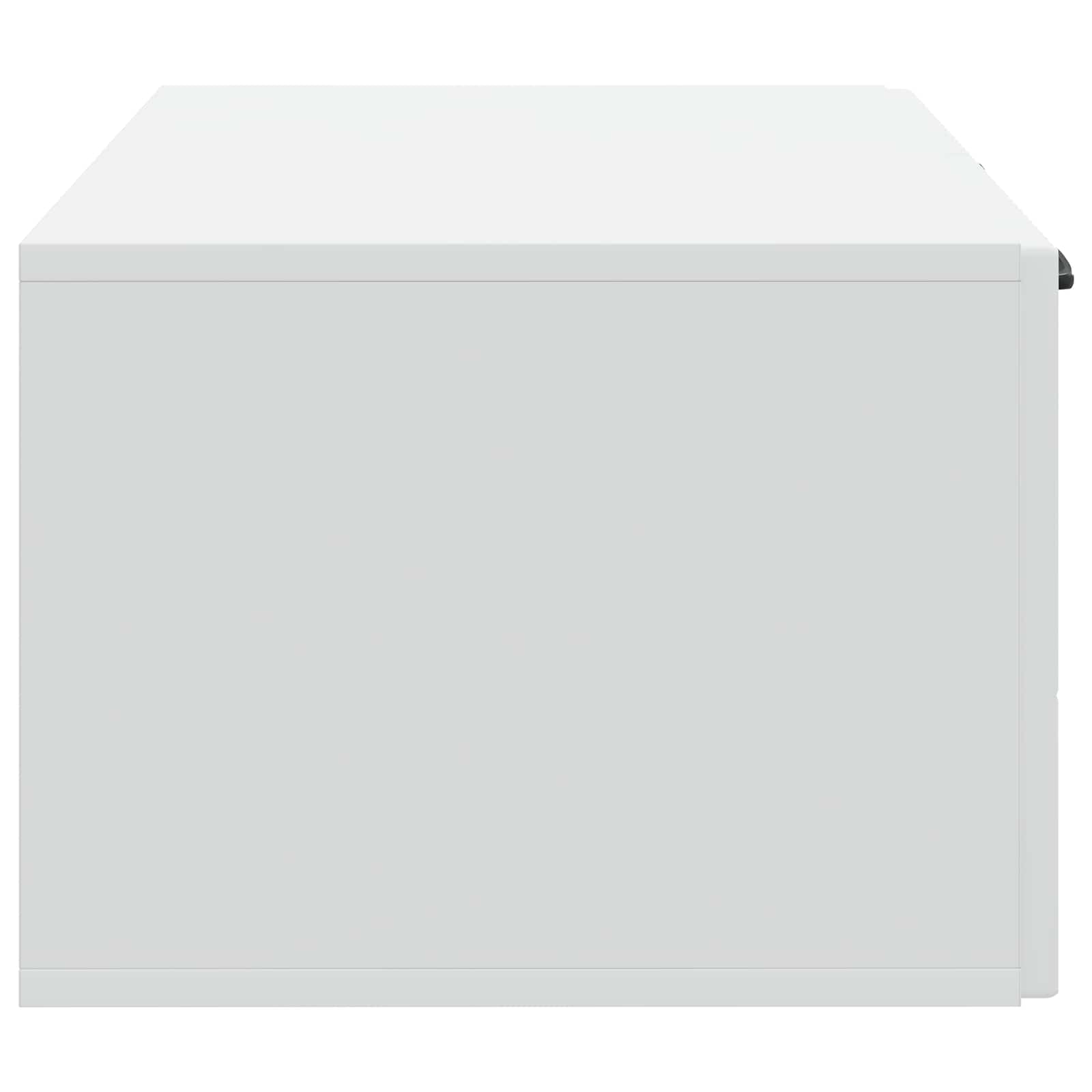 Sieninė TV spintelė Balta 59,5 x 41 x 30 cm Apdirbta mediena