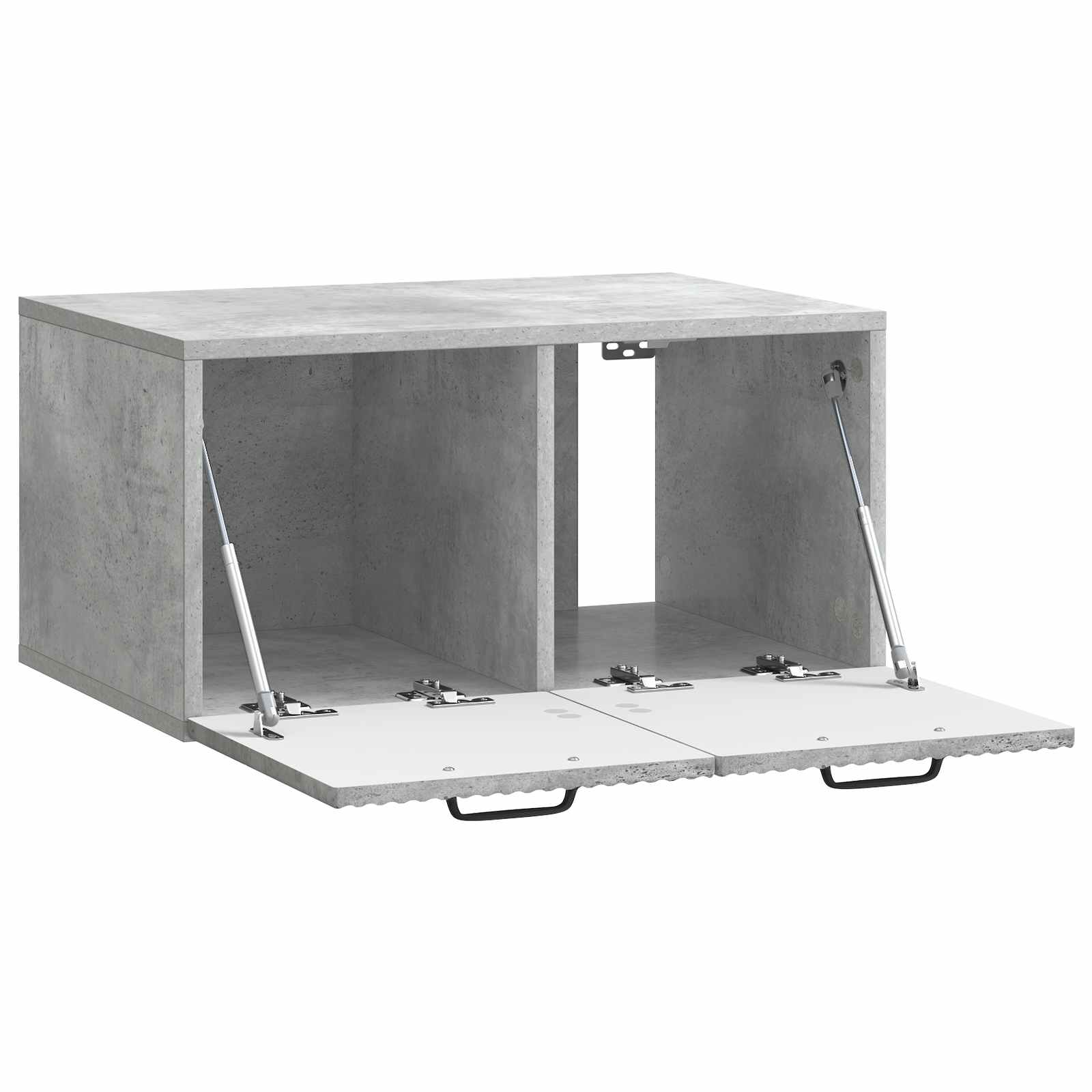 Sieninė TV spintelė Betono pilka 59,5 x 41 x 30 cm