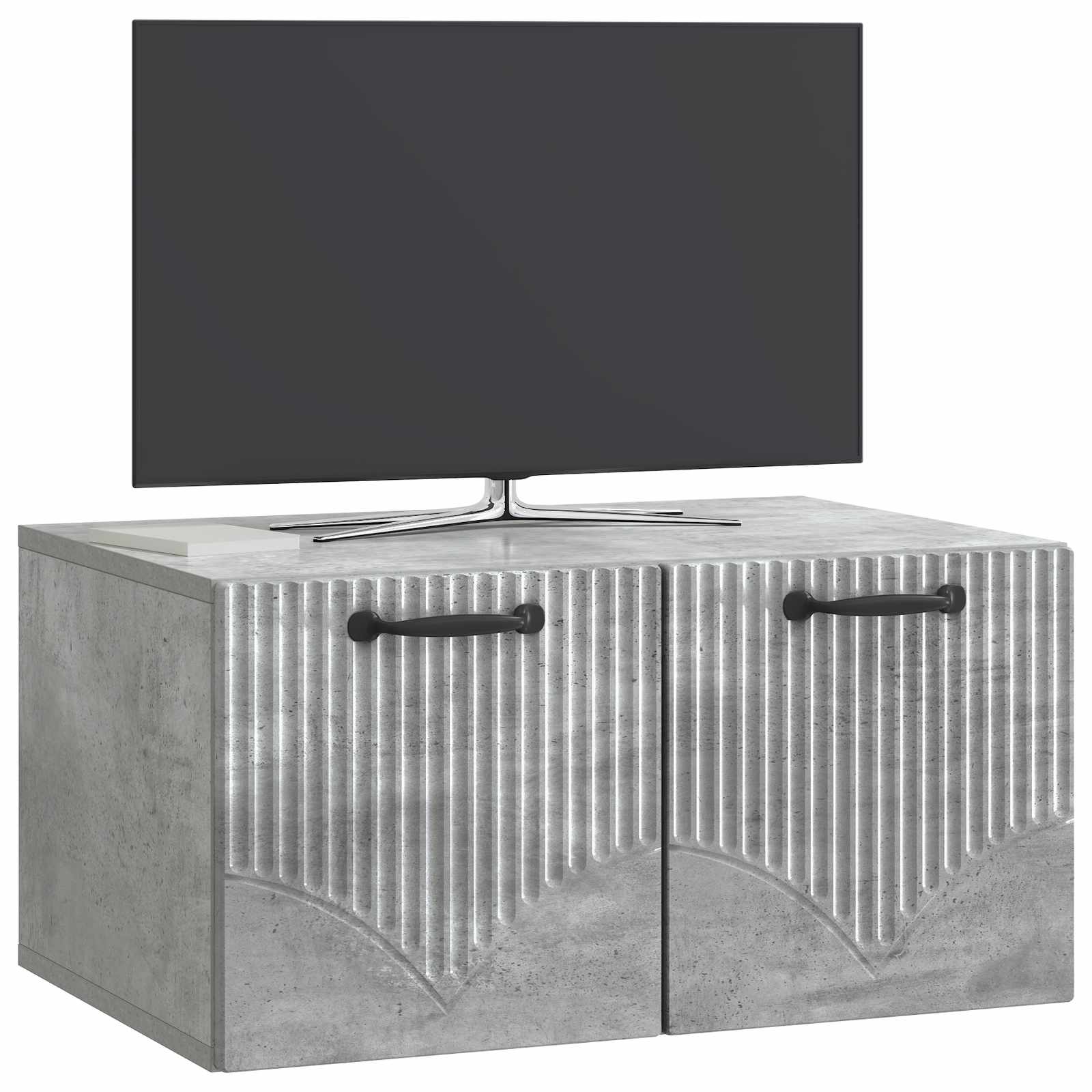 Sieninė TV spintelė Betono pilka 59,5 x 41 x 30 cm