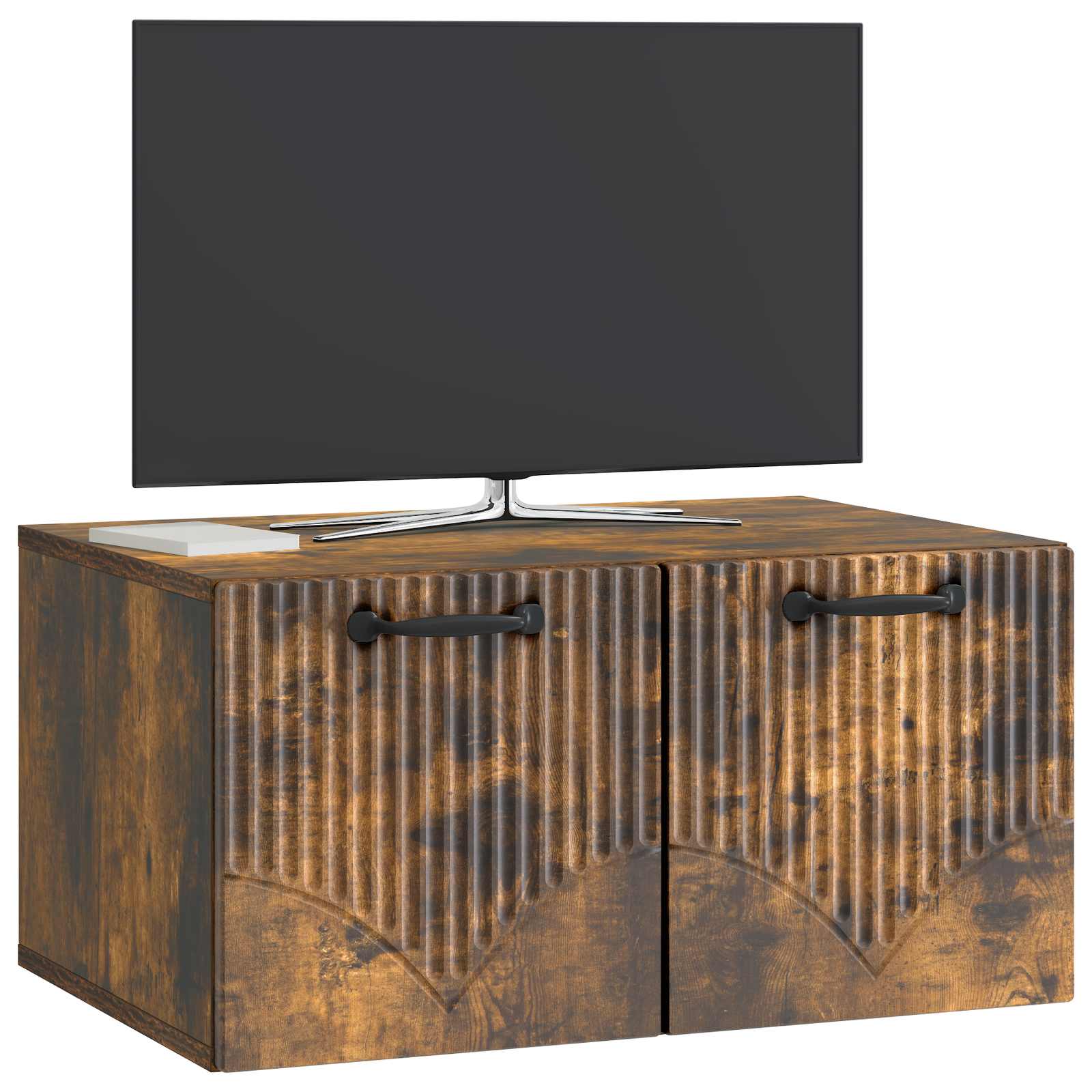 Sieninė TV spintelė Dūminio ąžuolo 59,5 x 41 x 30 cm