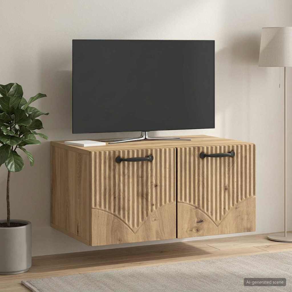 Sieninė TV spintelė Artisano ąžuolo 59,5 x 41 x 30 cm