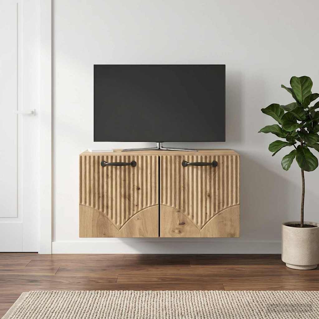 Sieninė TV spintelė Artisano ąžuolo 59,5 x 41 x 30 cm