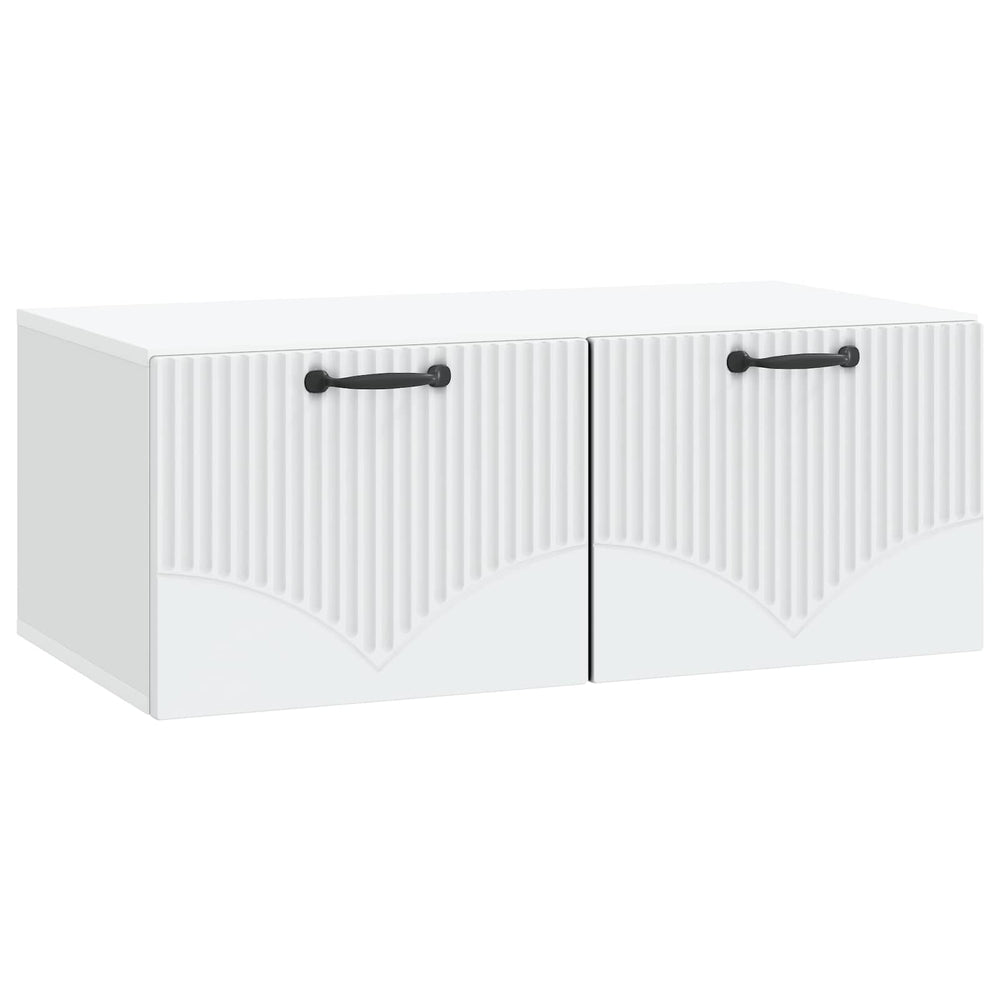 Sieninė TV spintelė Balta 78,5 x 41 x 30 cm Apdirbta mediena