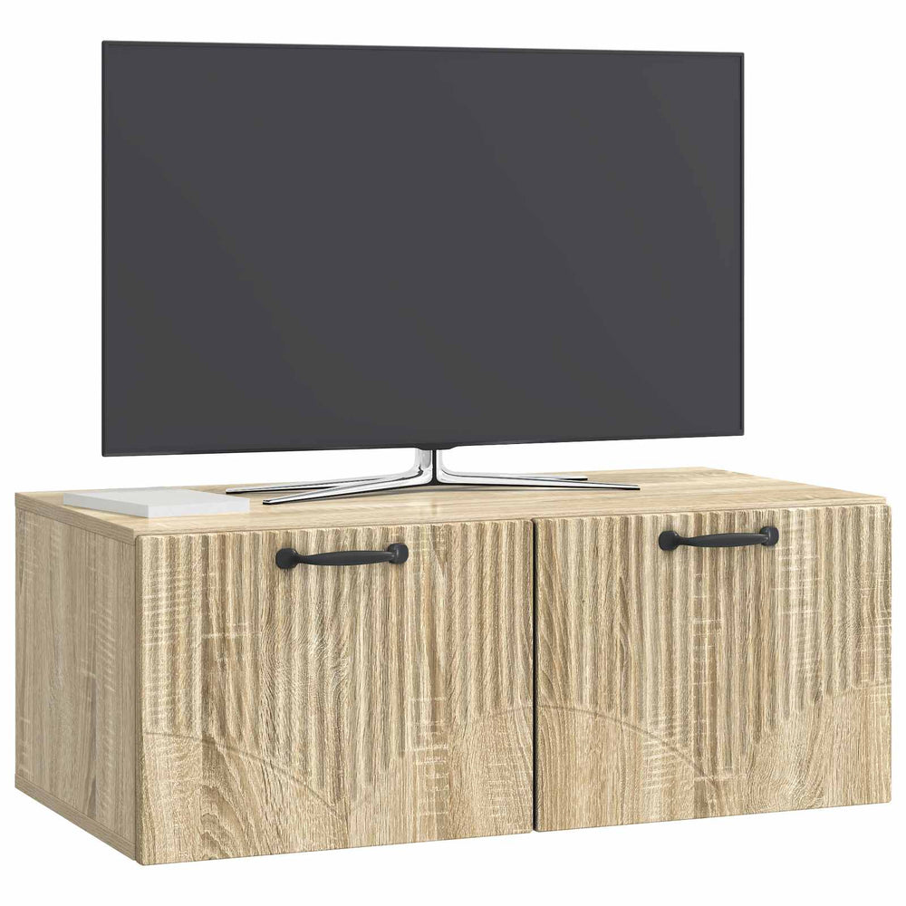 Sieninė TV spintelė Sonoma ąžuolas 78,5 x 41 x 30 cm