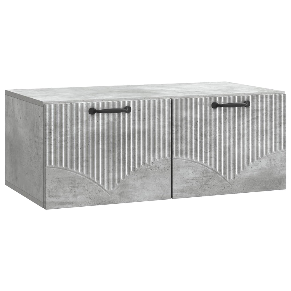 Sieninė TV spintelė Betono pilka 78,5 x 41 x 30 cm