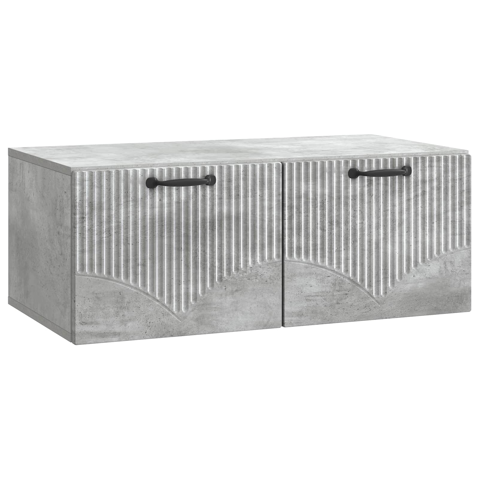 Sieninė TV spintelė Betono pilka 78,5 x 41 x 30 cm