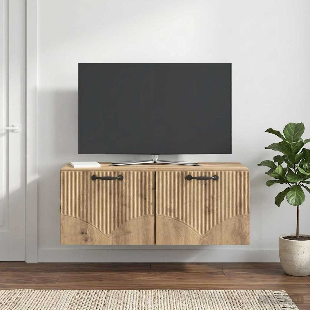 Sieninė TV spintelė Artisano ąžuolo 78,5 x 41 x 30 cm