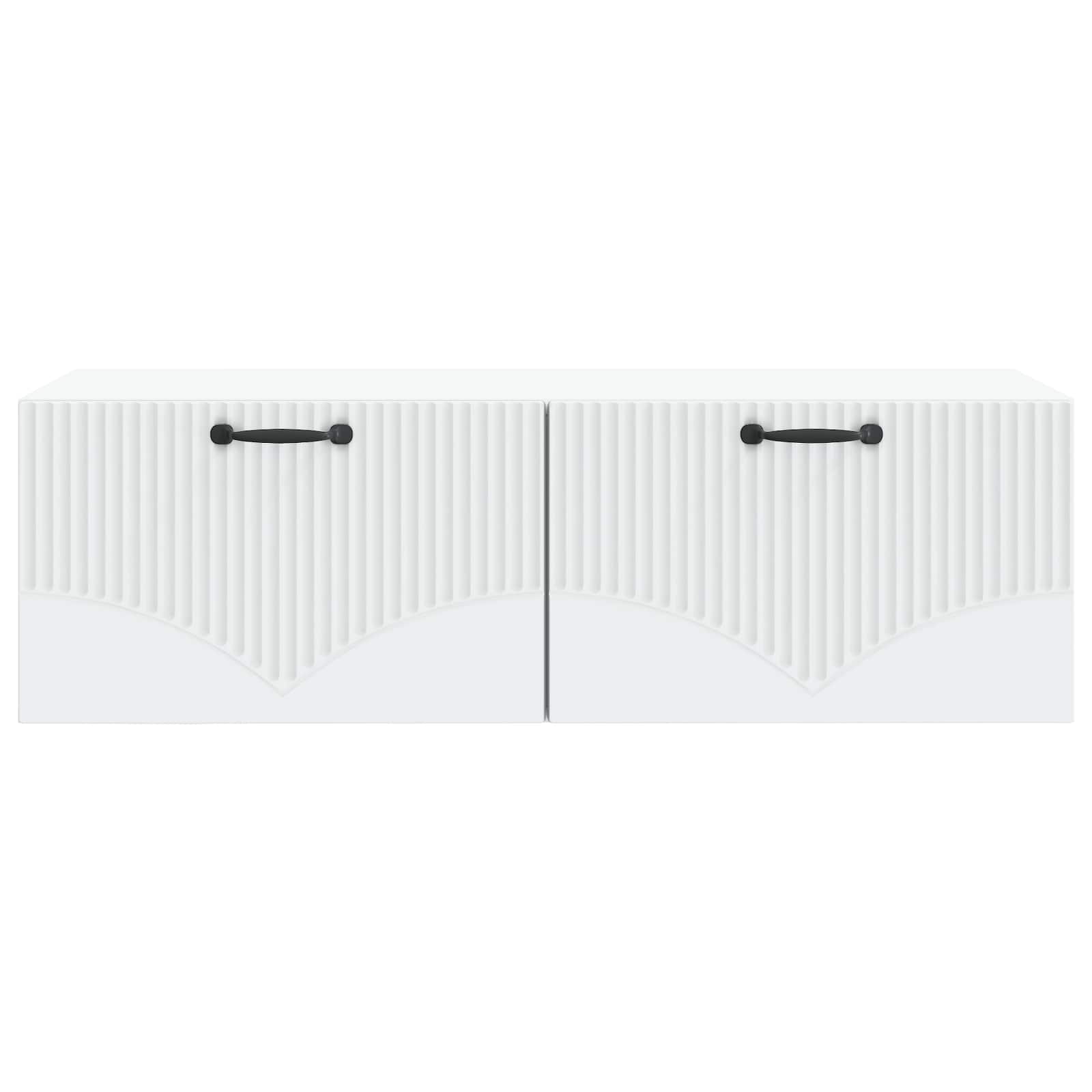 Sieninė TV spintelė Balta 98 x 41 x 30 cm Apdirbta mediena