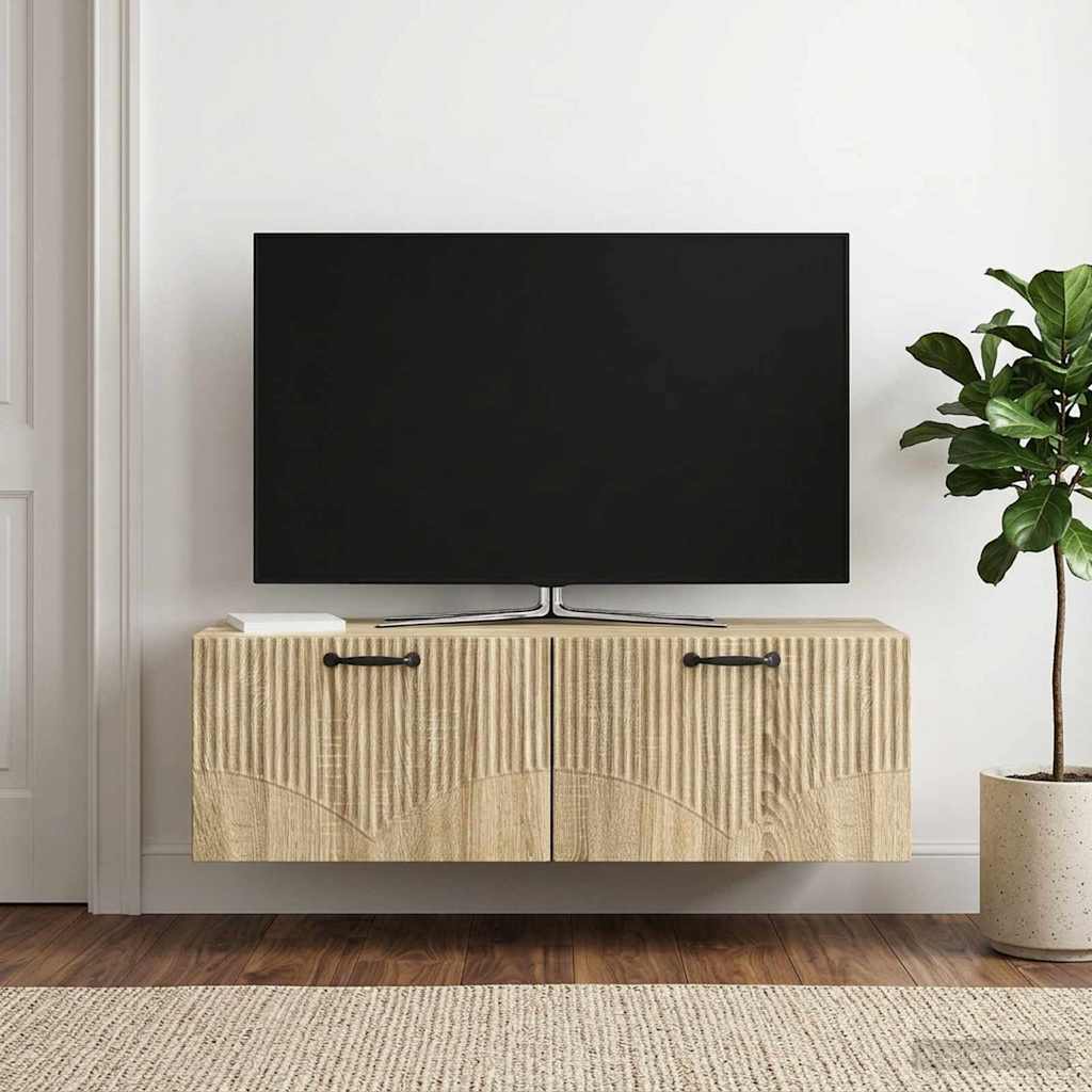Sieninė TV spintelė Sonoma ąžuolas 98 x 41 x 30 cm
