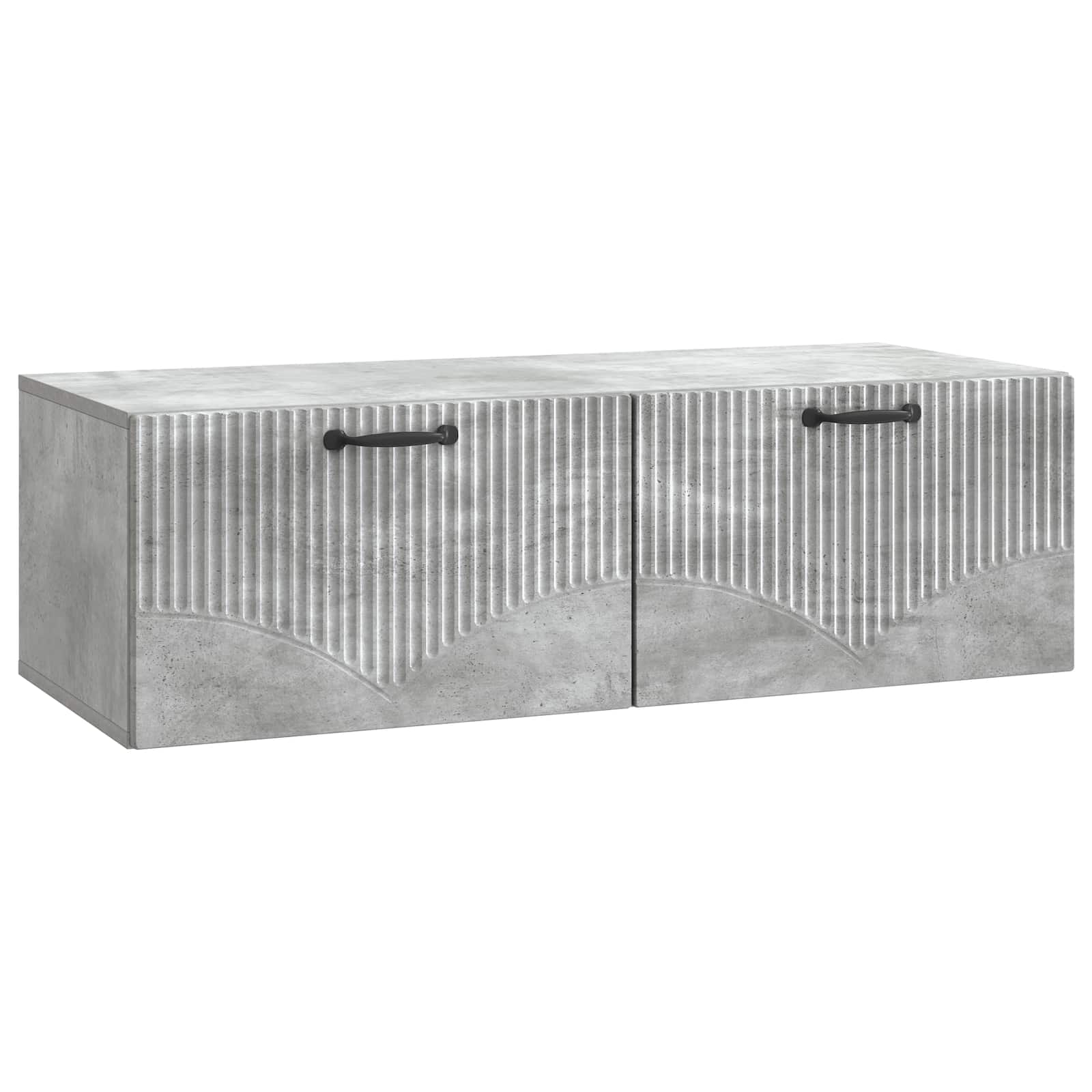 Sieninė TV spintelė Betono pilka 98 x 41 x 30 cm
