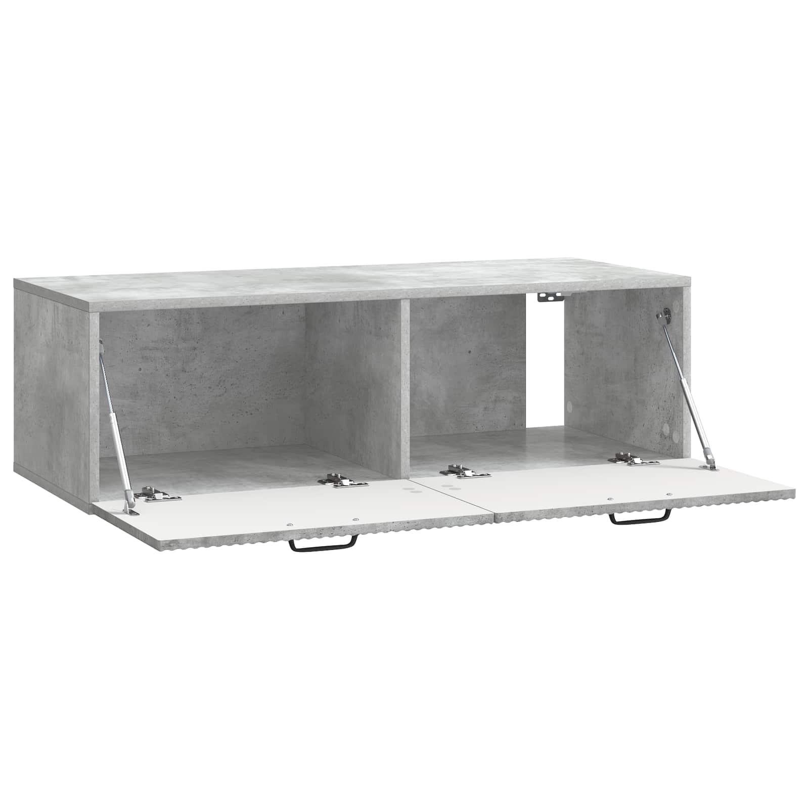 Sieninė TV spintelė Betono pilka 98 x 41 x 30 cm