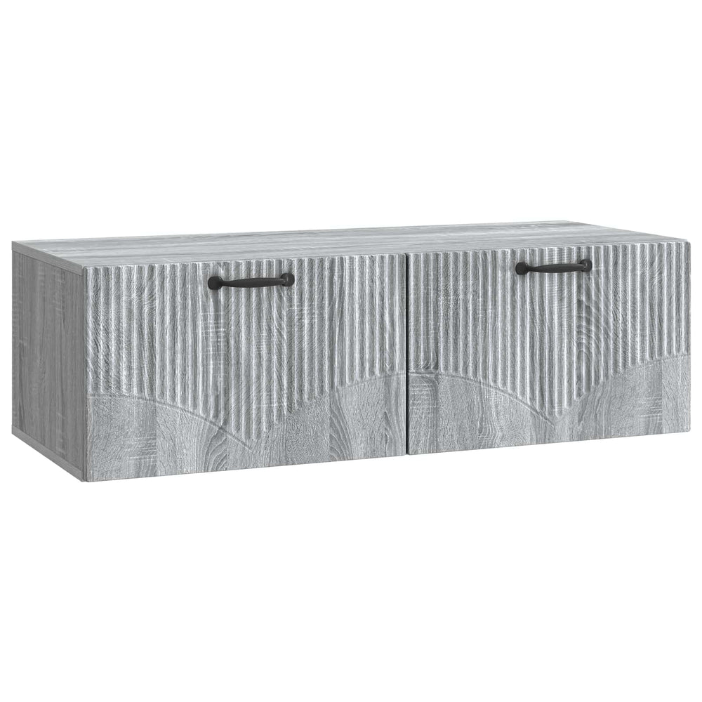 Sieninė TV spintelė Pilka sonoma ąžuolo 98 x 41 x 30 cm