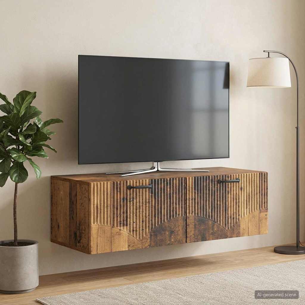Sieninė TV spintelė Sendintos medienos 98 x 41 x 30 cm