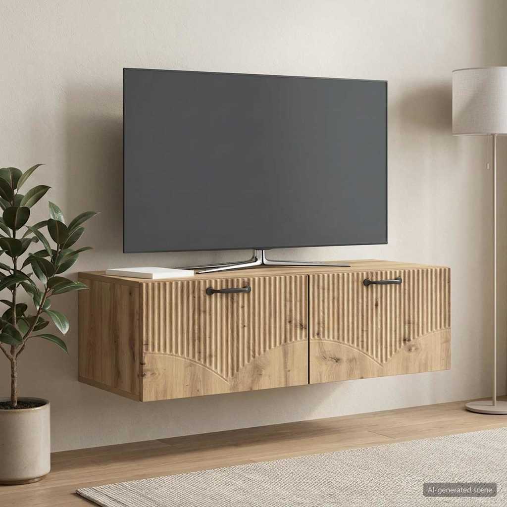 Sieninė TV spintelė Artisano ąžuolo 98 x 41 x 30 cm