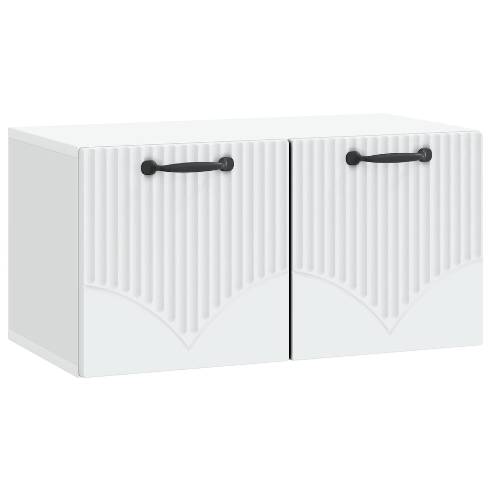 Sieninė TV spintelė Balta 59,5 x 31 x 30 cm Apdirbta mediena