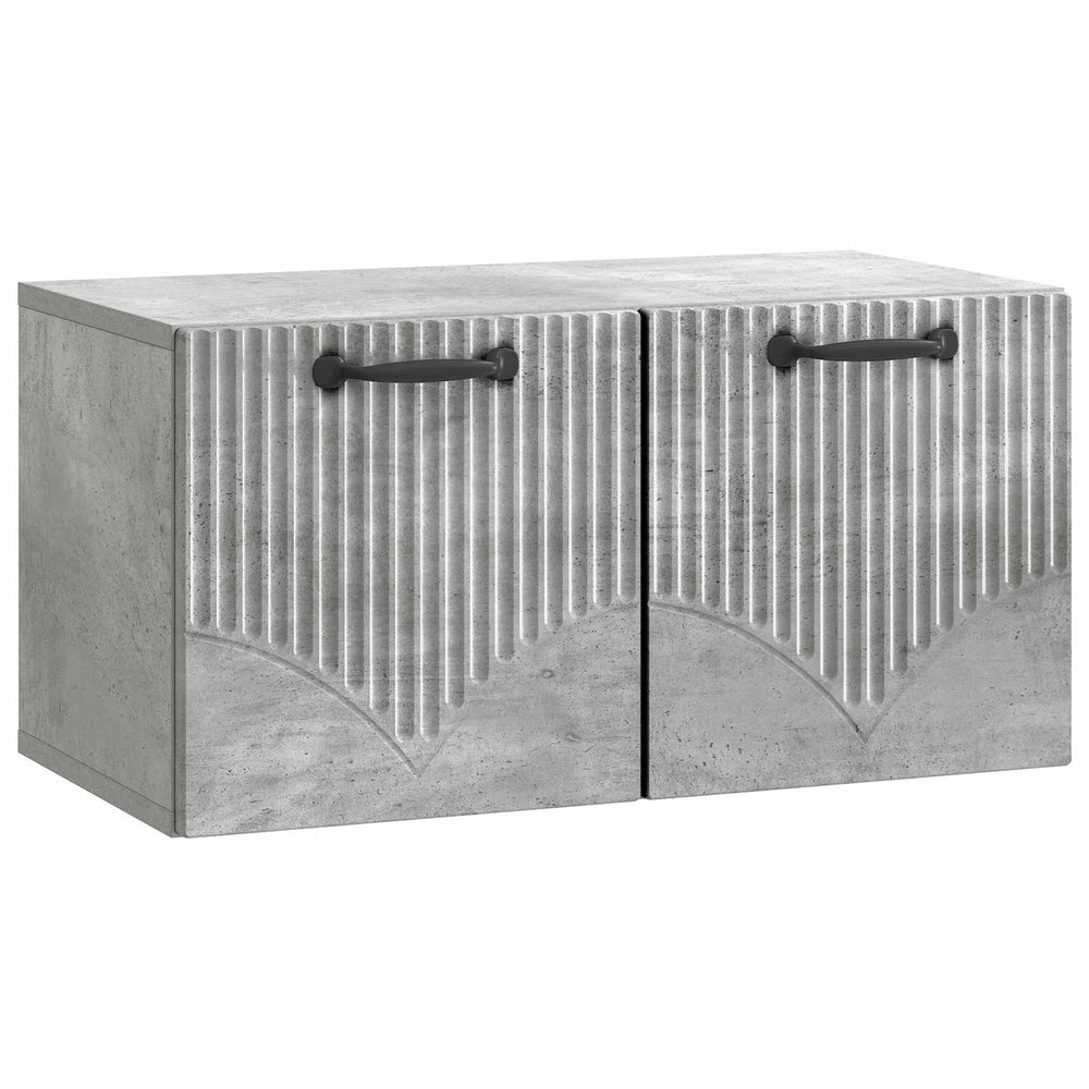 Sieninė TV spintelė Betono pilka 59,5 x 31 x 30 cm