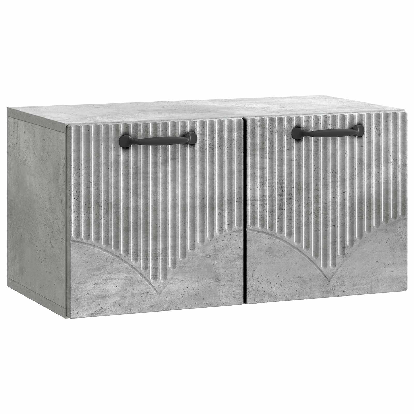 Sieninė TV spintelė Betono pilka 59,5 x 31 x 30 cm