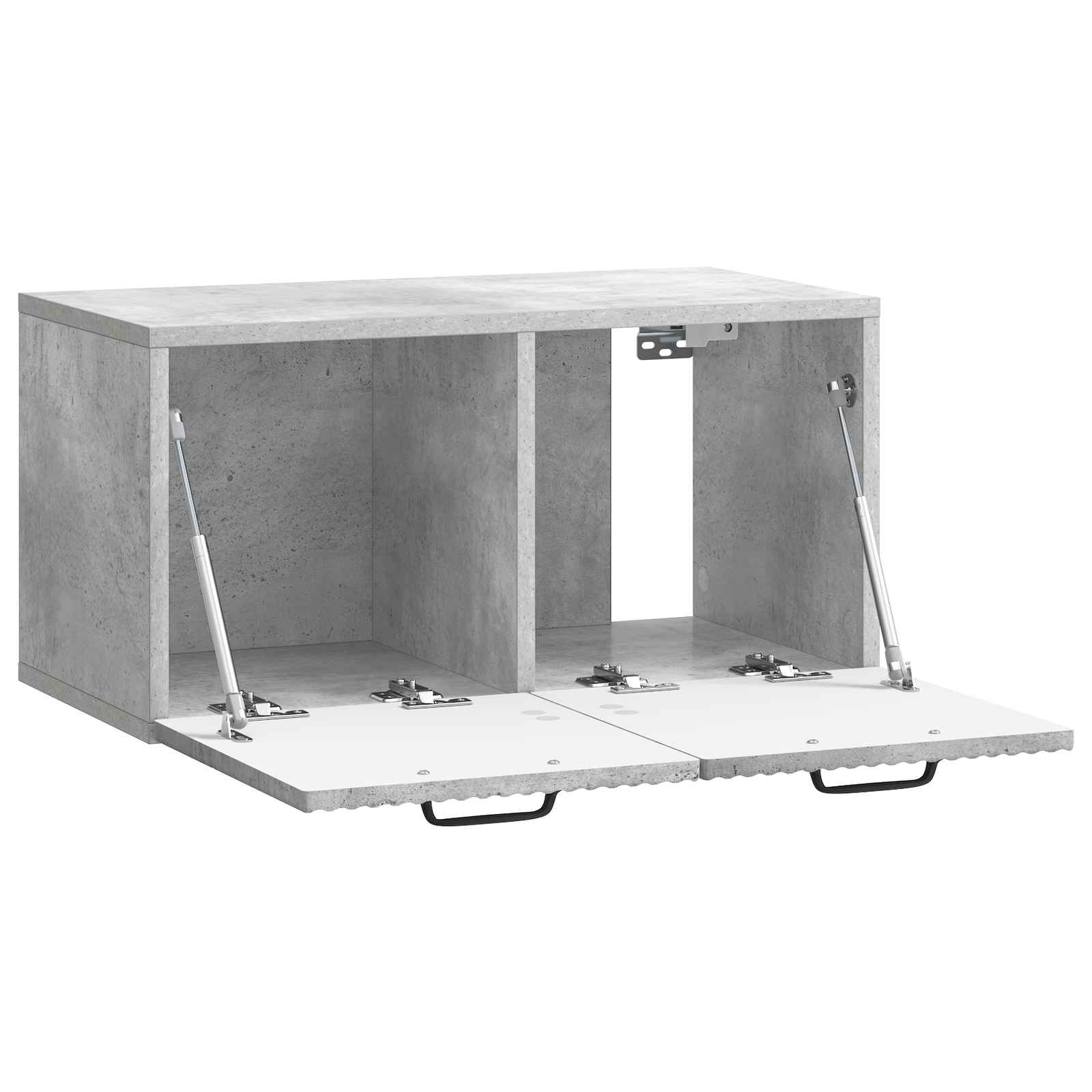 Sieninė TV spintelė Betono pilka 59,5 x 31 x 30 cm