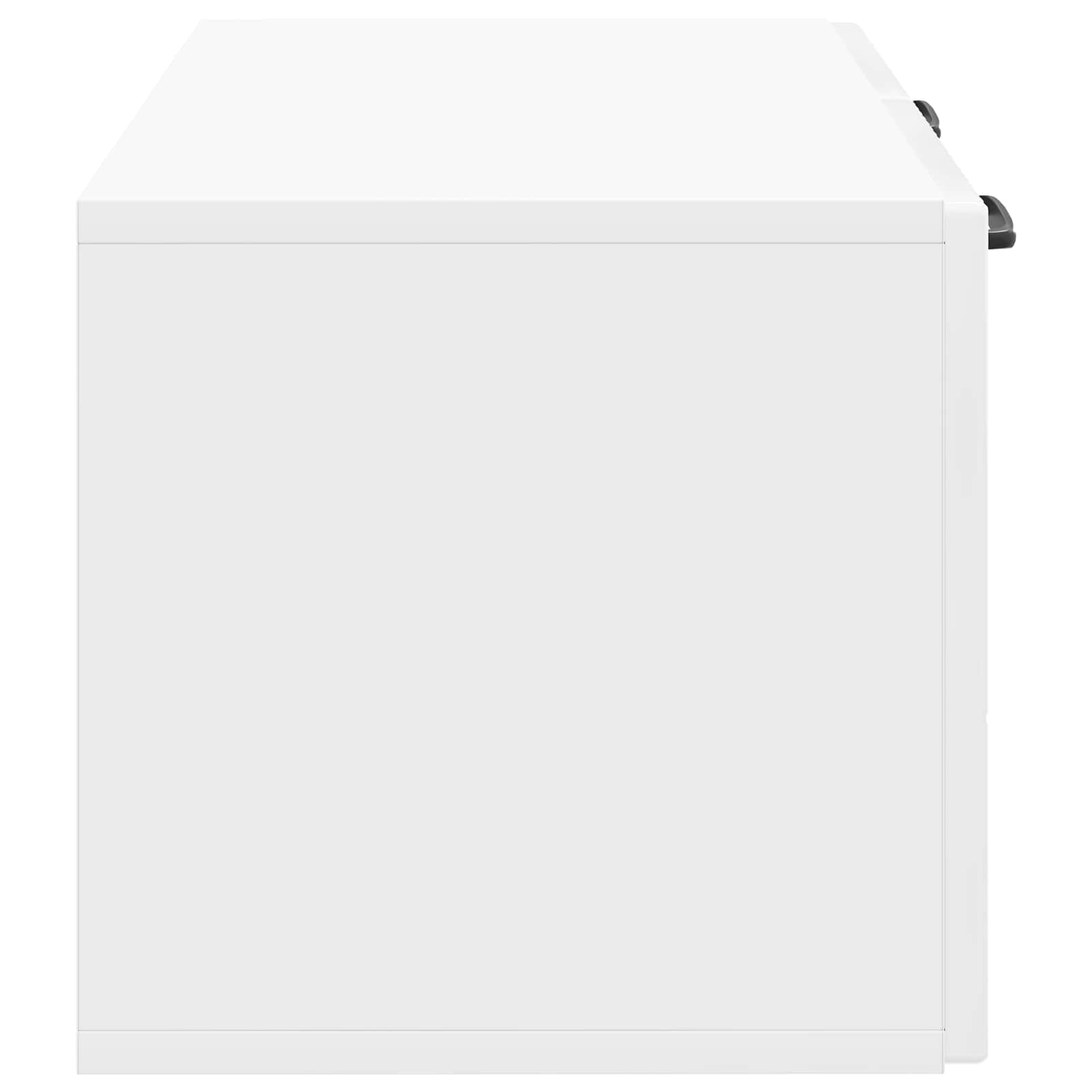 Sieninė TV spintelė Itin blizgi balta 59,5 x 31 x 30 cm
